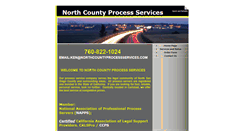 Desktop Screenshot of northcountyprocessservices.com