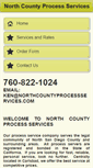 Mobile Screenshot of northcountyprocessservices.com