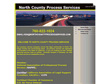 Tablet Screenshot of northcountyprocessservices.com